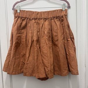 Miranda Bennett Studio Linen Harlow Shorts